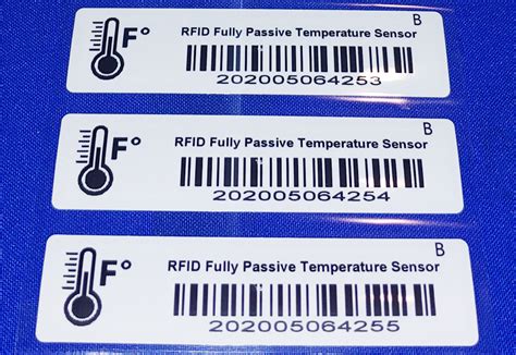 rfid temperature sensor tags|weather proof rfid printable labels.